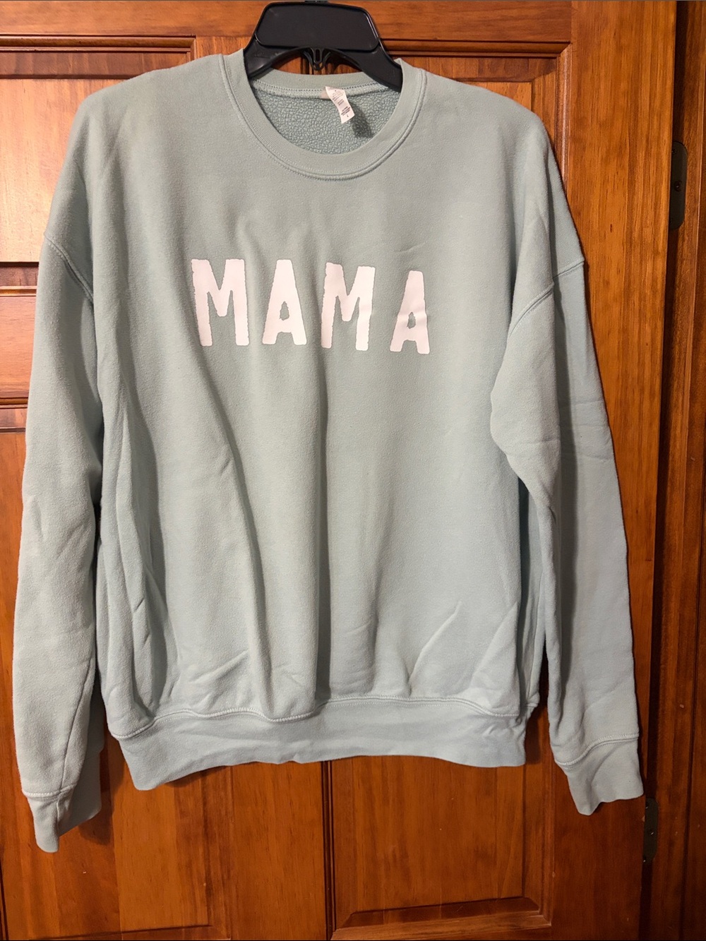 MAMA Graphic Sweatshirt - Light Sage Green
